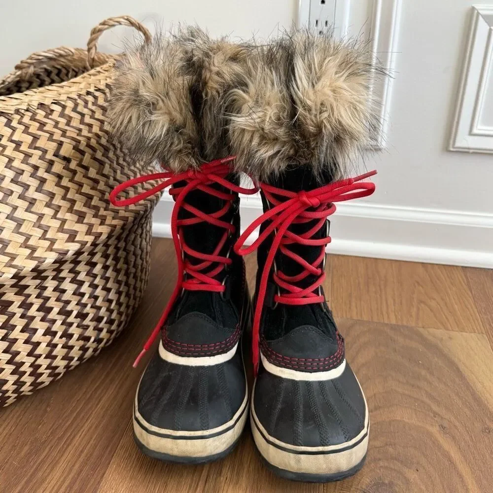 Sorel Joan of Arctic Waterproof Boots NL1540-011 $240 Black 7.5